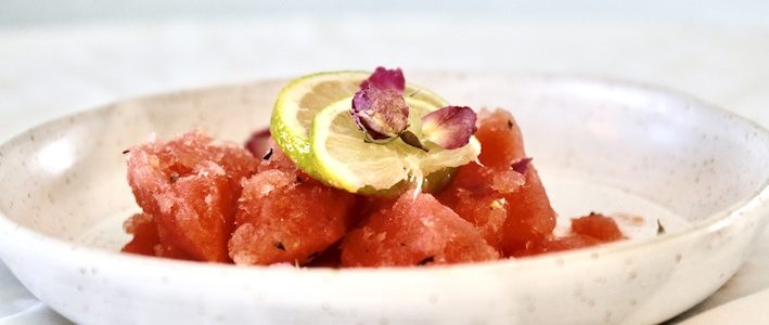 Unser Rezept des Monats August: Wassermelonen-Sorbet