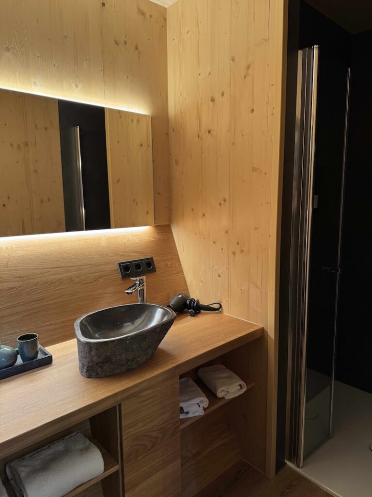 Badezimmer im Bocksbeutel beim Weingut Römmert