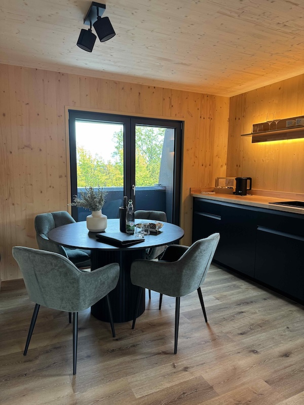 Essecke im Bocksbeutel Ferienhaus beim Weingut Römmert