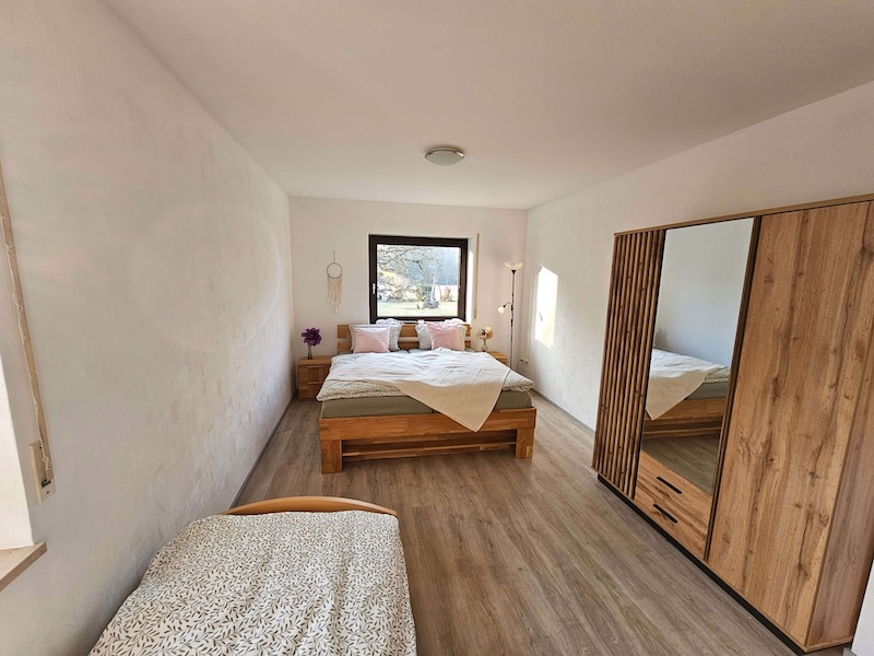 Das Elternzimmer im Rückensturm Nest in Rimpar