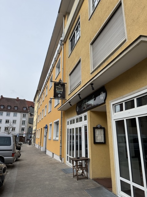 Das Restaurant Auflauf von außen